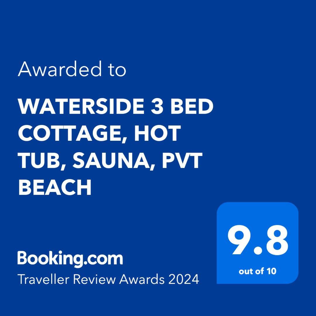 Waterside 3 Bed Cottage, Hot Tub, Sauna, Pvt Beach Арочар Екстериор снимка